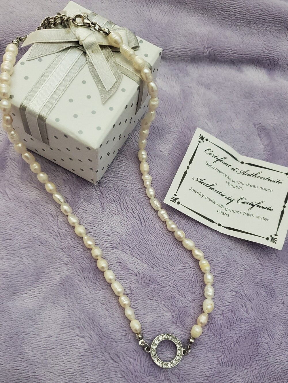 Genuine 16 Inch Cream/Ivory Freshwater Baroque Pearl Necklace